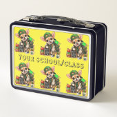 Terug naar school jongetje Pup (Groen) (Achterkant)