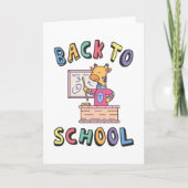 Terug naar school kaart (Voorkant)