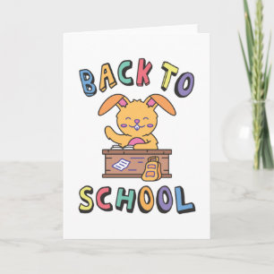Terug naar school kaart
