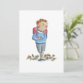 Terug naar School Kaart (Staand voorkant)