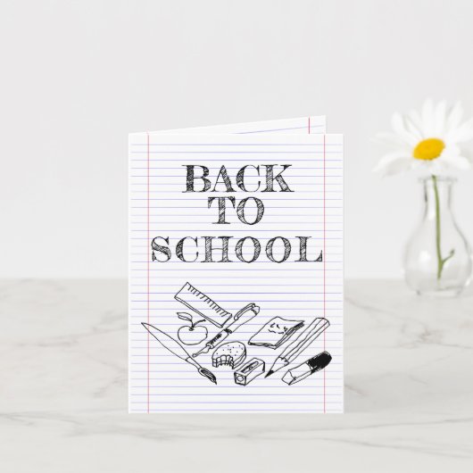 Terug naar school kaart (Kleine Plant)