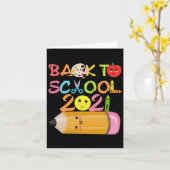 Terug naar school kaart (Gele Bloem)