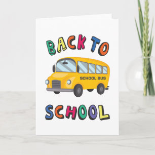 Terug naar school kaart