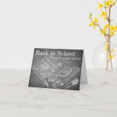 Terug naar school kaart (Gele Bloem)