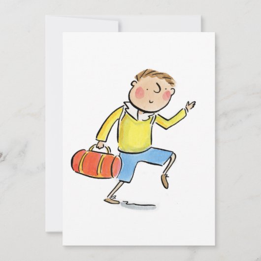 Terug naar school kaart (Voorkant)