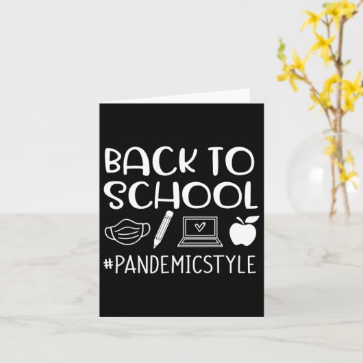 Terug naar school kaart (Gele Bloem)