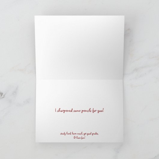 Terug naar school kaart (Binnen)