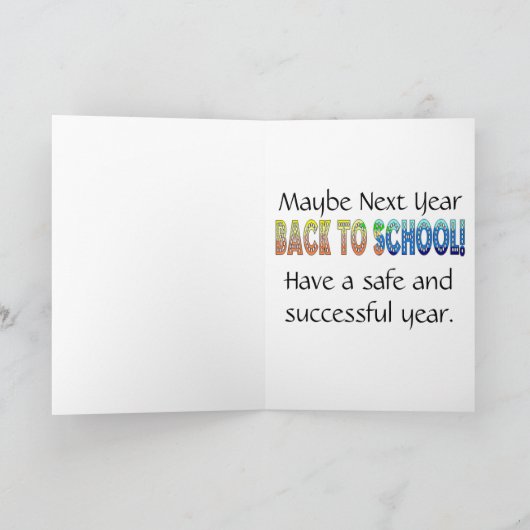 Terug naar school Kaart 1 (Binnen)