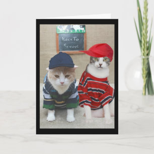 Terug naar school Kaart voor de leerkracht