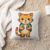 Terug naar school Kat - no10 Kussen (Deken)