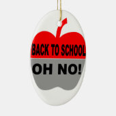 Terug naar school keramisch ornament (Rechts)