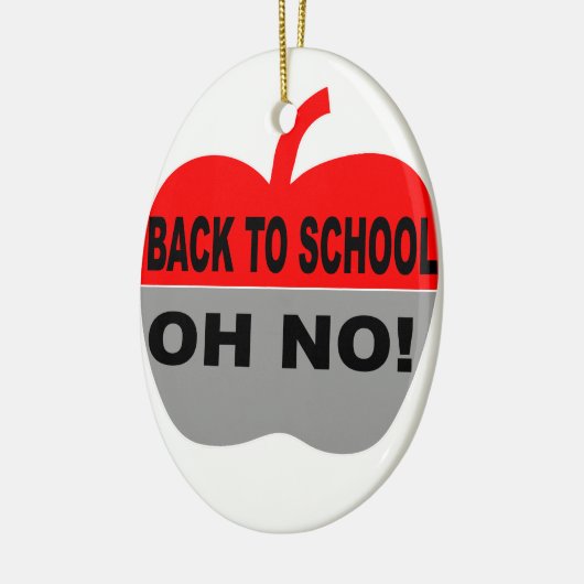 Terug naar school keramisch ornament (Links)