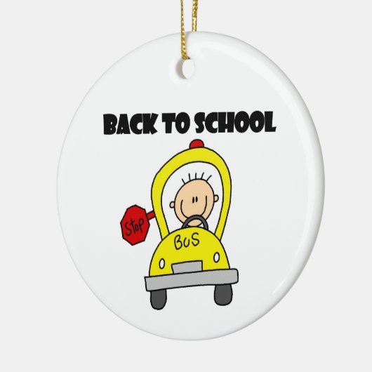 Terug naar School Keramisch Ornament (Links)