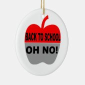 Terug naar school keramisch ornament (Rechts)