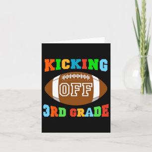 Terug naar school Kicking Off 3e klas Football Kin Kaart