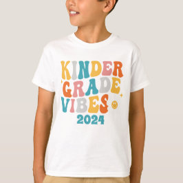 Terug naar school Kinder Grade Vibes T-shirt