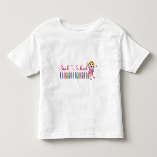 terug naar school kinder shirts (Voorkant)