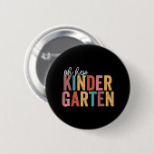 Terug naar school Kinder Studenten Leraar Oh Hé Ki Ronde Button 5,7 Cm (Voorkant /achterkant)
