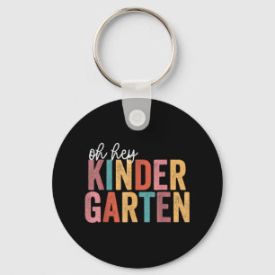 Terug naar school Kinder Studenten Leraar Oh Hé Ki Sleutelhanger