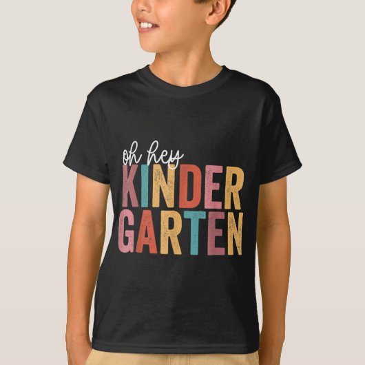 Terug naar school Kinder Studenten Leraar Oh Hé Ki T-shirt (Voorkant)