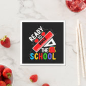 Terug naar school kinder T shirt Design Servet (Insitu)