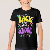 Terug naar school Kinder T-shirt – Schattige & kle (Voorkant)