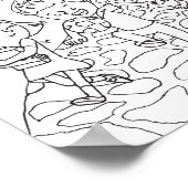 Terug naar school Kinder Terug naar school kunst k Poster (Hoek)