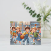 TERUG NAAR SCHOOL KINDEREN FEESTDAGENKAART (Staand voorkant)