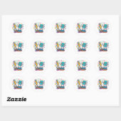 Terug naar school Kinderen sticker Cute school dec (Vel)