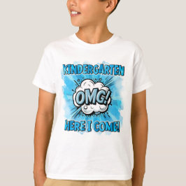 Terug naar school Kindergarten Comic Style T-shirt