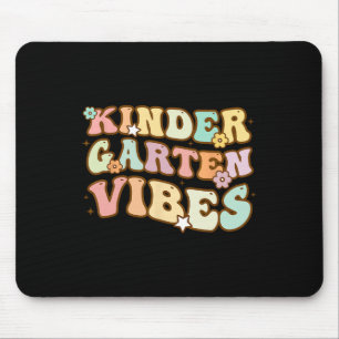 Terug naar school Kindergarten Vibes Retro leraar Muismat