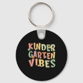 Terug naar school Kindergarten Vibes Retro leraar Sleutelhanger (Achterkant)