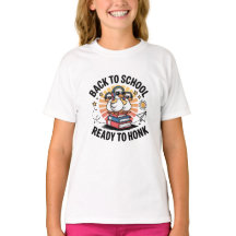 Terug naar school, klaar om te toeteren