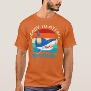 Terug naar school klaar om voorschool aan te valle t-shirt