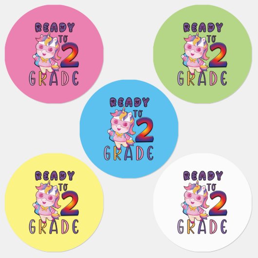 Terug naar school, klaar voor 2e graad labels (Groep)