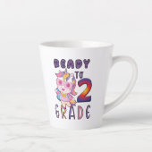 Terug naar school, klaar voor 2e graad latte mok (Rechts)