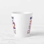 Terug naar school, klaar voor 2e graad latte mok (Voorkant)