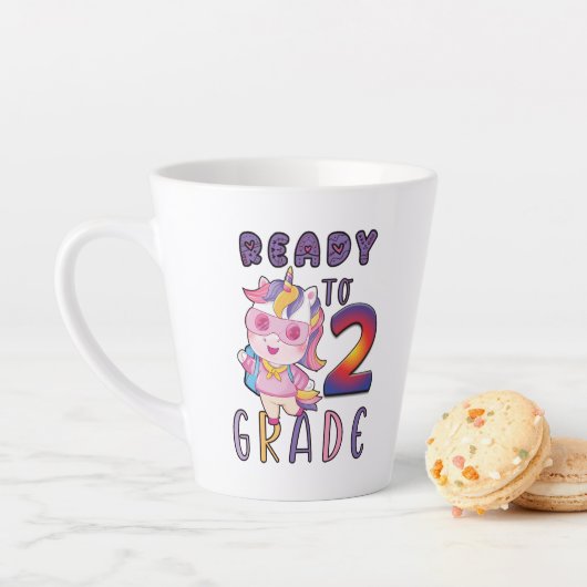 Terug naar school, klaar voor 2e graad latte mok (In situ)