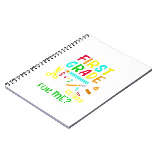 Terug naar school klaar voor eerste graad notitieboek (Linkerzijde)