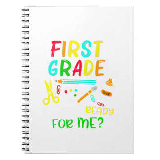 Terug naar school klaar voor eerste graad notitieboek