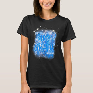 Terug naar school klaar voor het eerste leerjaar h t-shirt