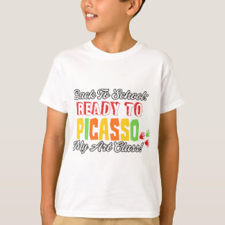 Terug naar school: Klaar voor mijn Picasso Kunstle T-shirt