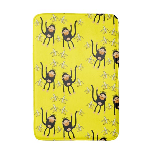 Terug naar school kleine aap badmat (Voorkant Verticaal)