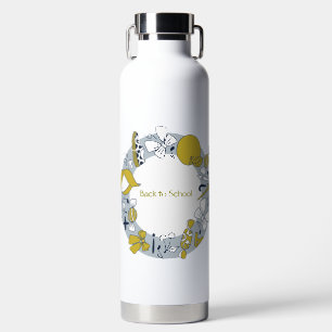 Terug naar school Kleine dingen Koffie van de lera Waterfles