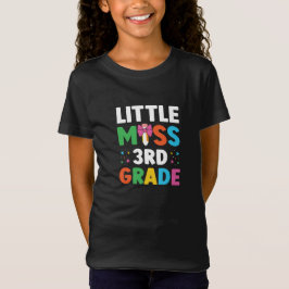 Terug naar school Kleine Miss 3e klas T-shirt