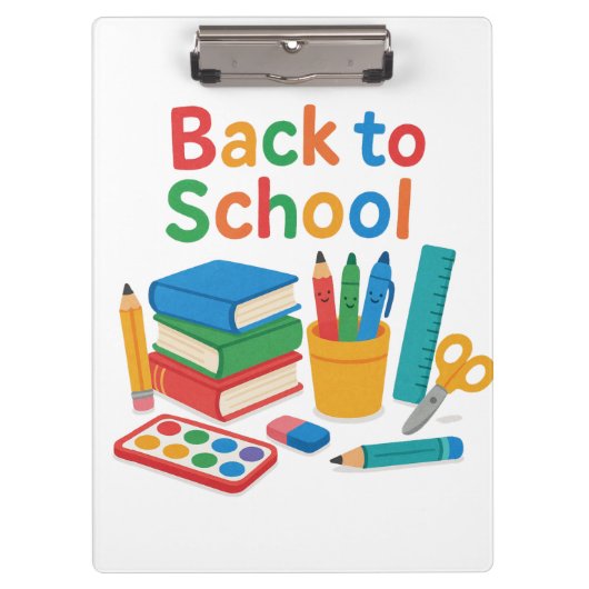terug naar school klembord (Voorkant)