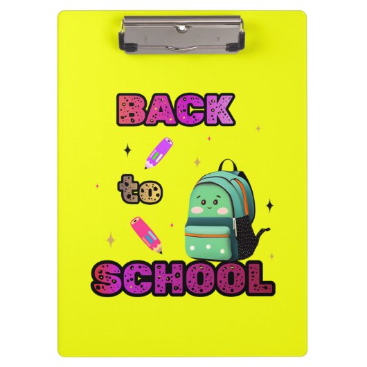 Terug naar school klembord (Voorkant)