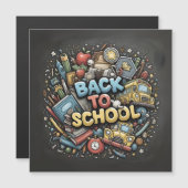 Terug naar school – Kleurrijk schoolbord ontwerp (Voorkant / Achterkant)