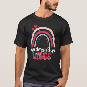 Terug naar school kleuter gevoel student leraar t-shirt