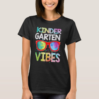 Terug naar school kleuter vibes 1e dag leraar t-shirt